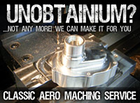 CAMS - Reverse Engineering and Remanufacturing difficult to obtain aircraft parts and engines